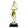 Softball, Female - Color Scene Participation Trophies 13" Tall